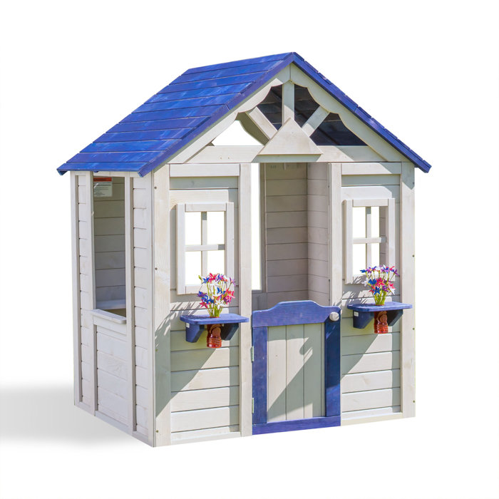 Sportspower Sunny 3' x 3' Indoor/Outdoor Use Solid Wood Playhouse